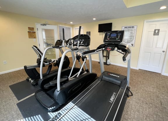 the gym at the village apartmentsat Revere Village Apartments, Centerville