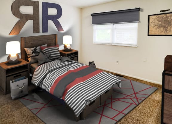 Gorgeous Bedroom at Revere Village Apartments, Centerville, OH, 45458