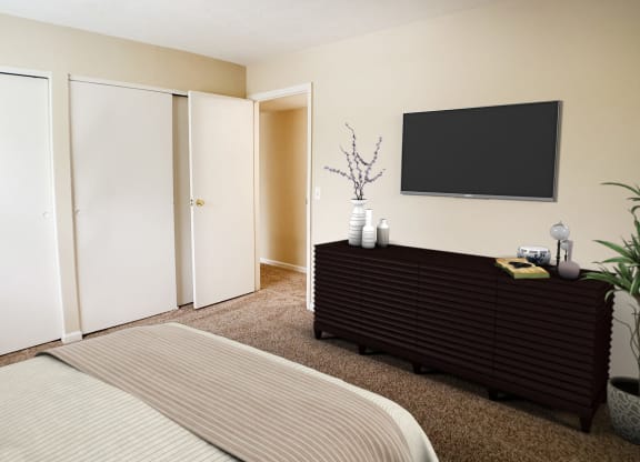 Gorgeous Bedroom at Crown Crossing Apartments, Amelia, OH, 45102
