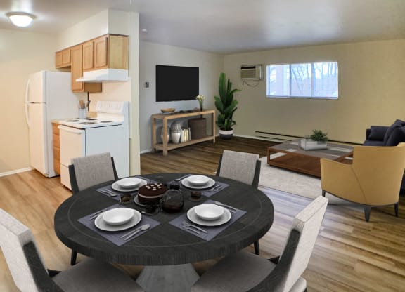 Crown Ridge dining at Crown Ridge Apartments, Ohio