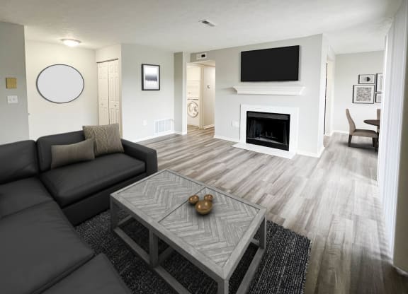Virtual Model 801 SqFt at Deercross Apartments, Cincinnati, 45236