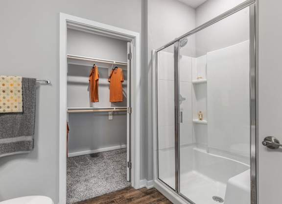Bathroom at Meeder Flats Apartment Homes, Cranberry Township, PA, 16066