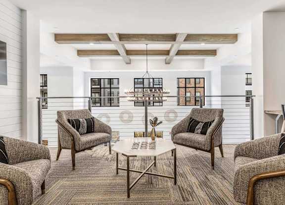 Chairs at Meeder Flats Apartment Homes, Cranberry Township, 16066