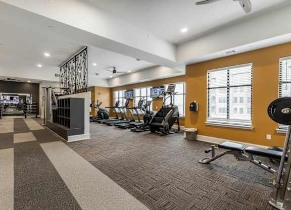 Gym at Meeder Flats Apartment Homes, Pennsylvania