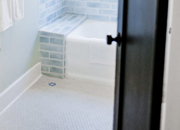 Bathroom With Bathtub at The James Hollywood, Los Angeles, CA 90028