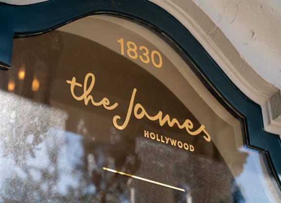 Entrance  at The James Hollywood, Los Angeles, CA 90028