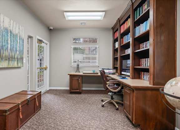 Work Desk at Crowne Chase Apartment Homes, Overland Park, KS, 66210