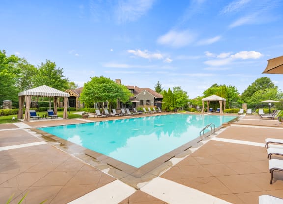 Avignon Apartments Community Pool in Olathe, Kansas