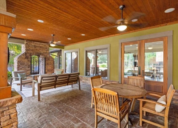 Outdoor Lounge at Deer Creek Apartment Homes