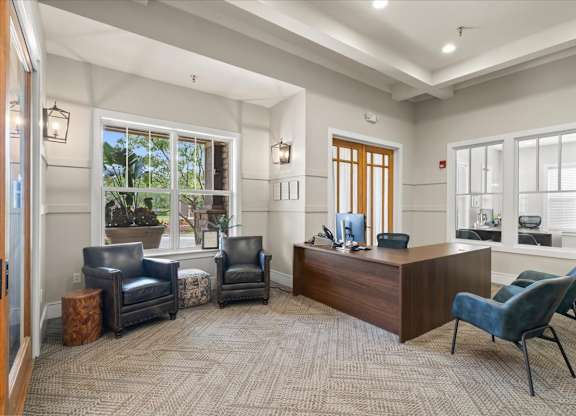 Leasing Office at Stonepost Lakeside Apartment Homes, Kansas