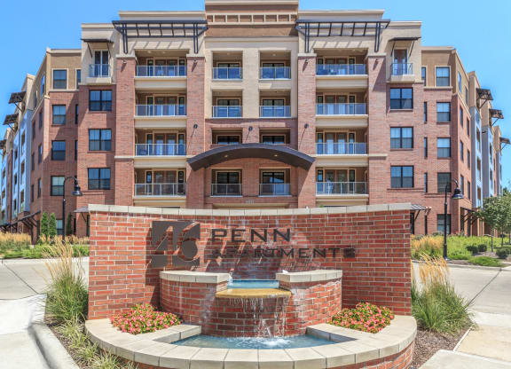Property Signage at 46 Penn Apartments, Kansas City, Missouri