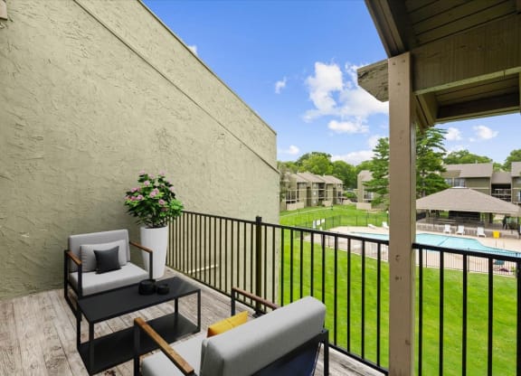 Balcony at Bremerton Park, Prairie Village, Kansas