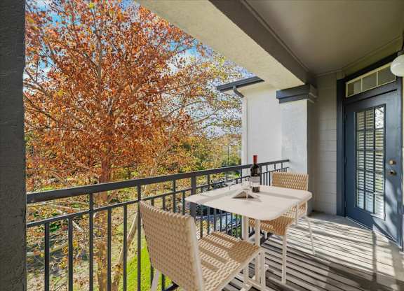 Balcony And Patio at Crowne Chase Apartment Homes, Overland Park, Kansas