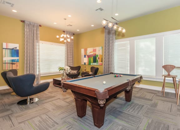 Billiards at Creekside Apartments, Overland Park, Kansas