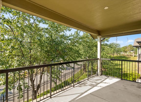 Spacious Patios and Balconies at Deer Creek Apartment Homes