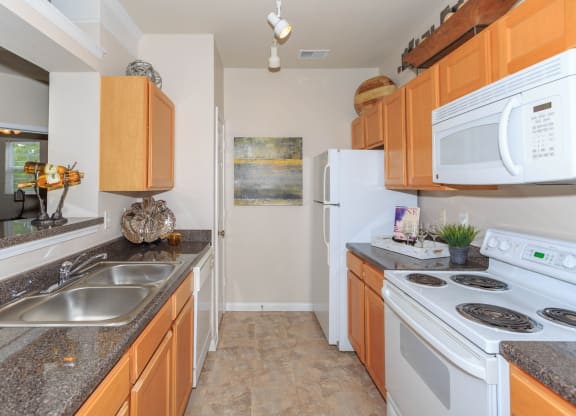Fully Equipped Kitchen With Modern Appliances at Deer Creek, Overland Park, KS, 66213
