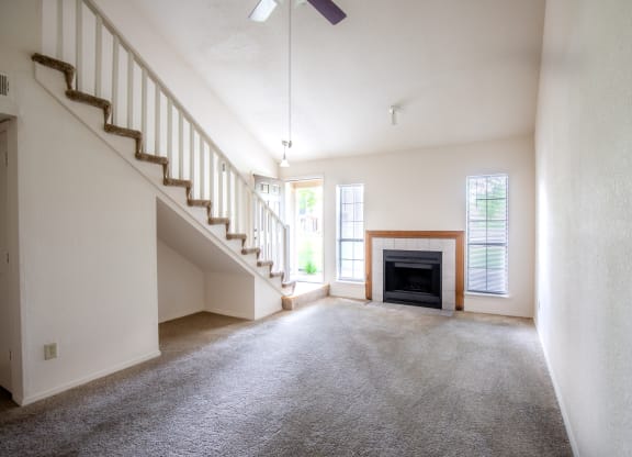 Loft Staircase at Waterford Place Apartments & Townhomes, Overland Park, 66210