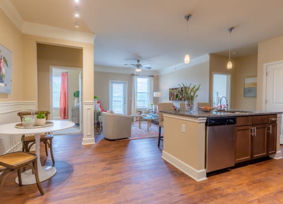 Eat In Kitchen at The Residences at Bluhawk Apartments, Kansas