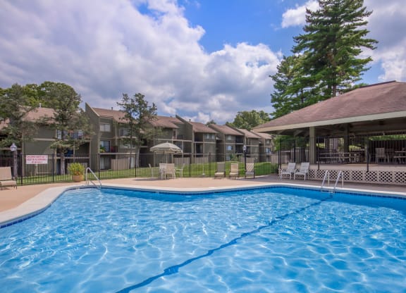 Resort Inspired Pool Deck at Bremerton Park, Prairie Village, Kansas