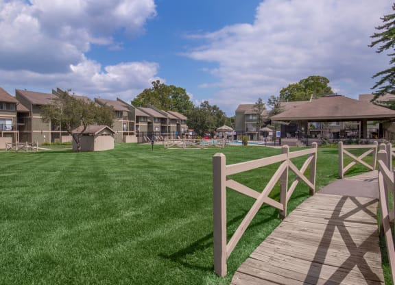 Lush Landscaping at Bremerton Park, Prairie Village, Kansas