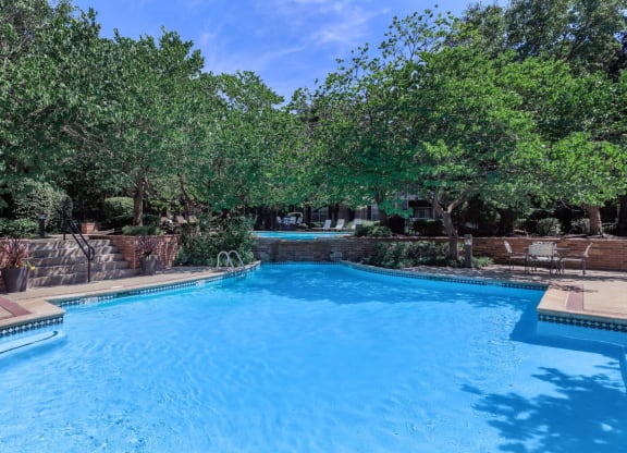 Swimming at Wynnewood Farms Apartments, Overland Park, Kansas