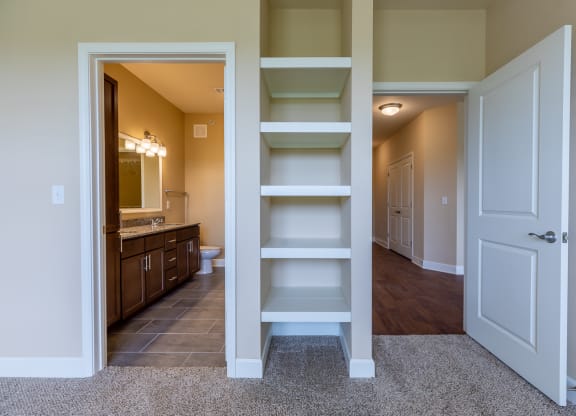 Bathroom View at The Residences at Bluhawk Apartments, Kansas
