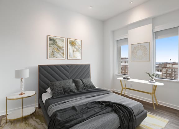 Two bedroom Two Bath room at Sky on Main in Kansas City