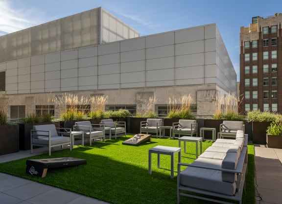 rooftop patio at Sky on Main in Kansas City, 64105