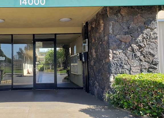 front of property