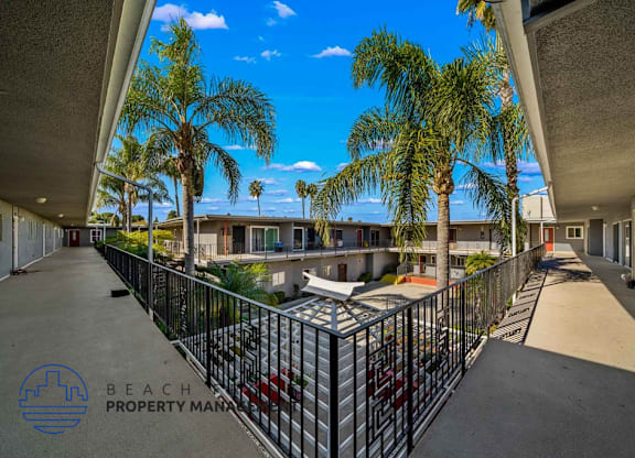 A sunny day at the beach property managed by Beach Property Management.