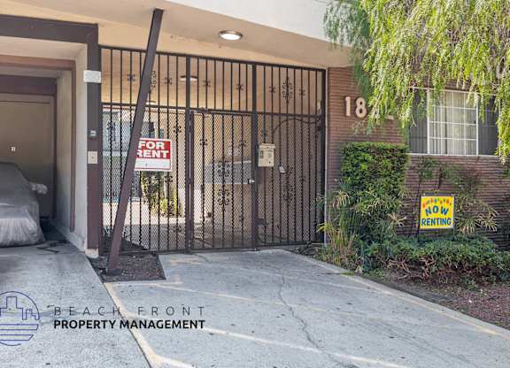 A gated entrance to a property with a