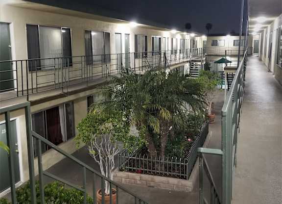 top view courtyard