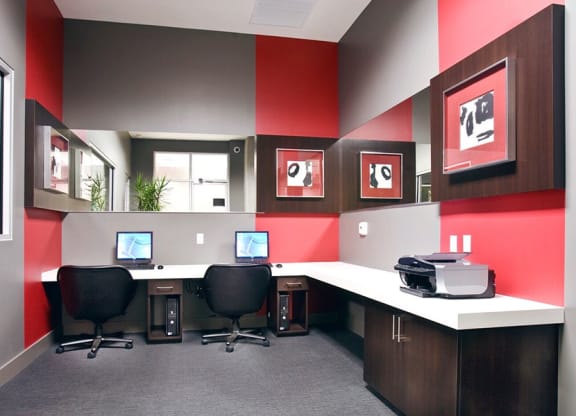 Business Center at 210 Third Lofts in Downtown Long Beach