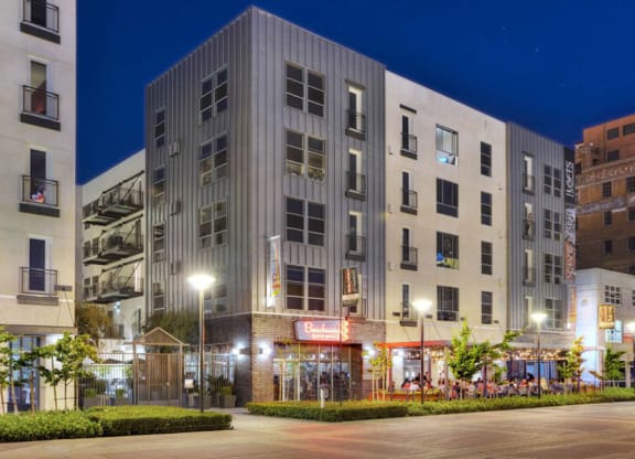 Exterior of 210 Third Lofts in Downtown Long Beach