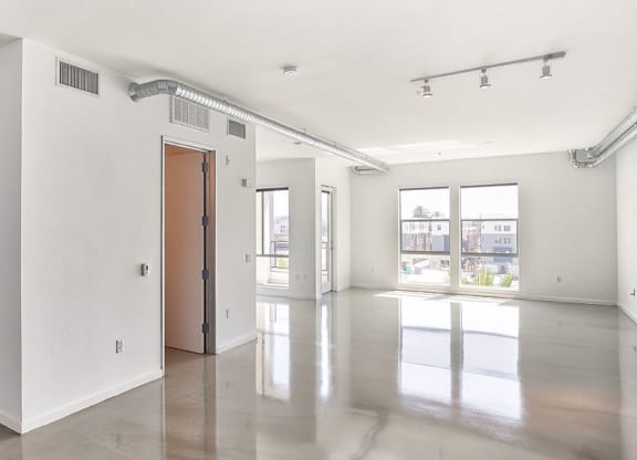 Bright Open Living Space in Loft Apartment 210 Third Lofts in Downtown Long Beach