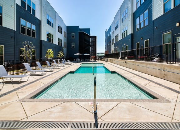 Beautiful resort style swimming pool