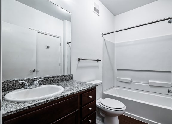 bathroom with a sink toilet and bathtub