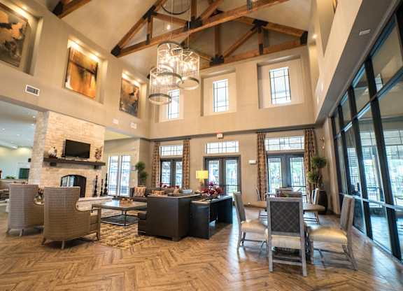 leasing office interior