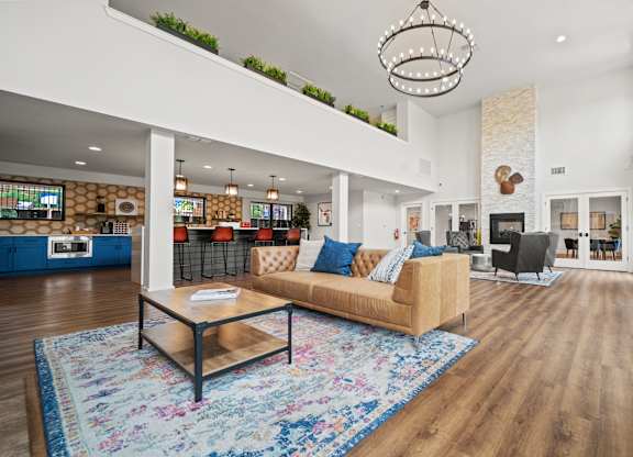 the estates at tanglewood|living room