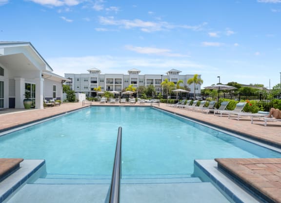 pool at the reserve at riverdale apartments in riverdale, nj