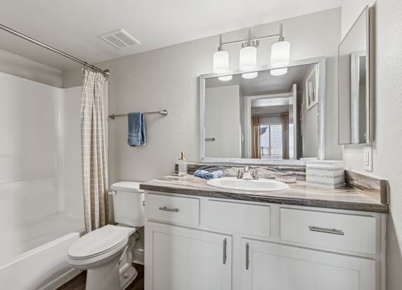 sink in bathroom.