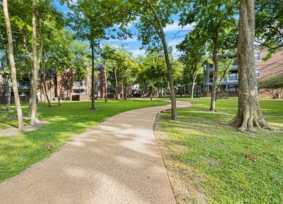 walking trail in webster apartments