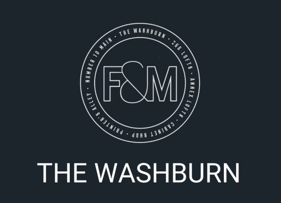 a black and white logo for the washburn