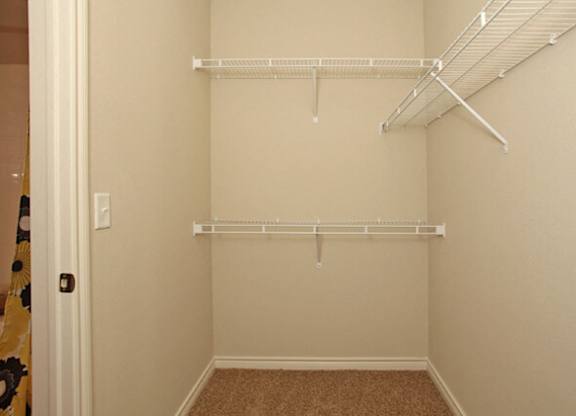 vacant apartment closet