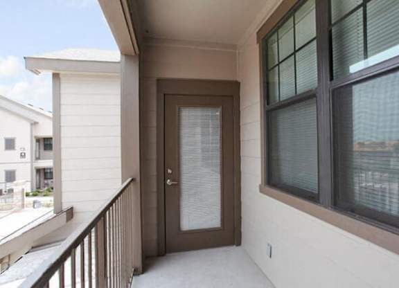 exterior shot of balcony
