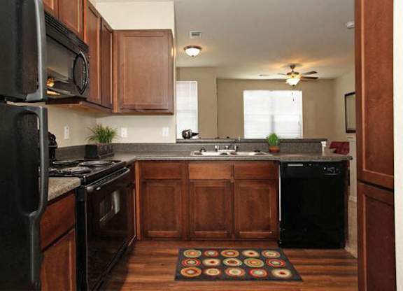 vacant apartment kitchen