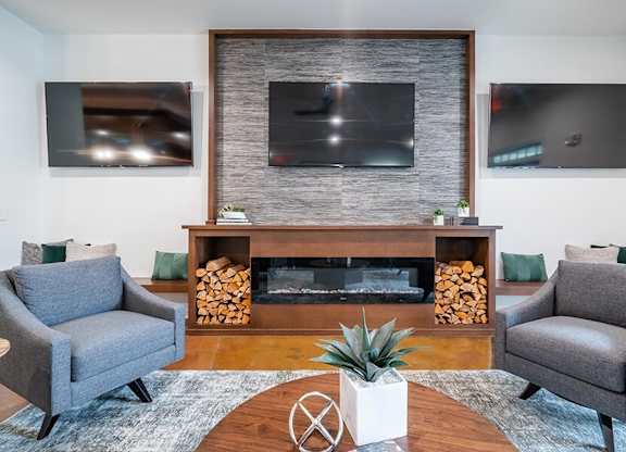 clubhouse fireplace
