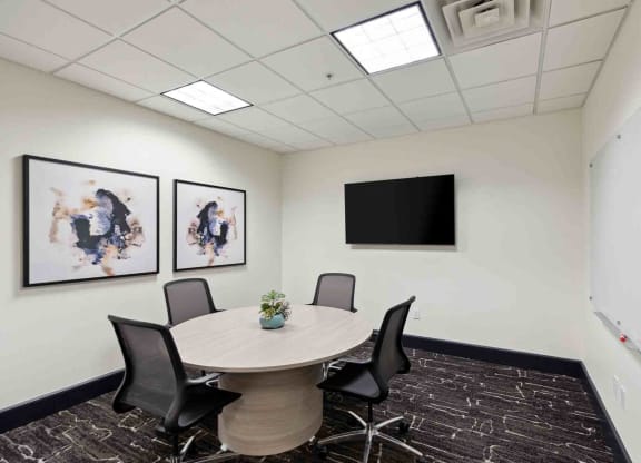 conference room with tv
