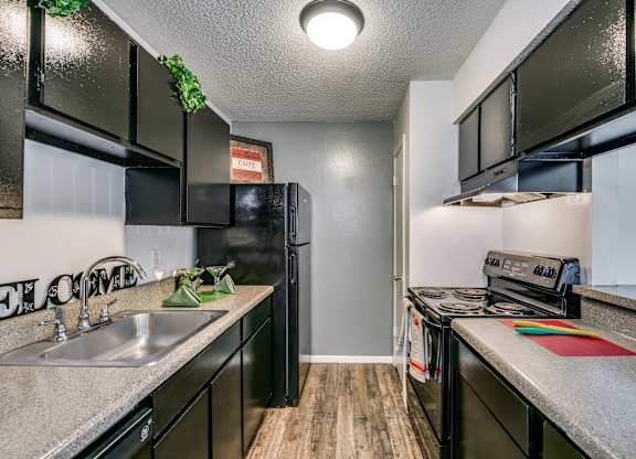 the preserve at ballantyne commons apartment kitchen