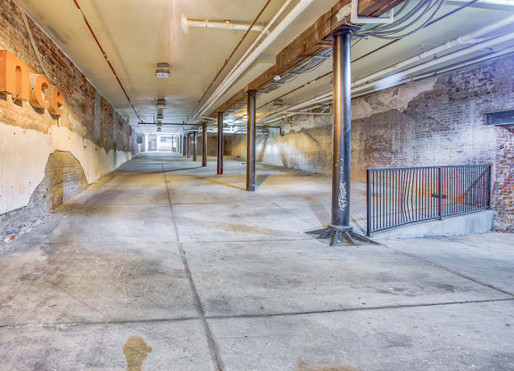 a view of the inside of the building